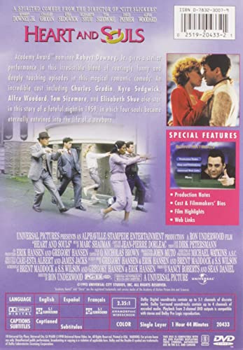Heart and Souls (Widescreen) - DVD