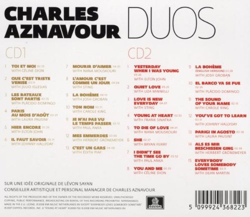 Charles Aznavour / Duos - CD (Used)