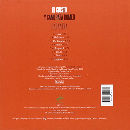 Di Giusto Y Camarata Romeu / Habanera - CD