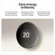 Google Nest Learning Thermostat (4th Gen) with Temp Sensor - Obsidian 🍁 All In One Marketplace Canada