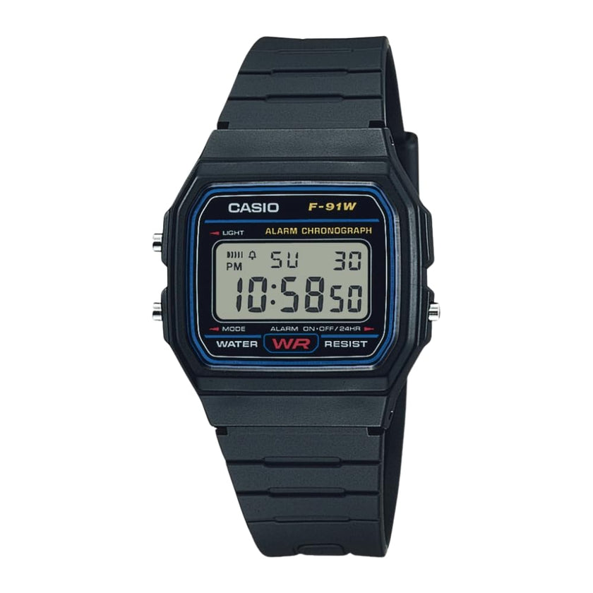 Casio Men's Classic Black Resin Strap Watch Digital F91W-1 🍁 All In One Marketplace Canada