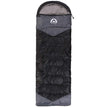 Sleeping Bag 3 Seasons (Summer, Spring, Fall) Warm & Cool Weather - Lightweight,Waterproof Indoor & Outdoor Use for Kids, Teens & Adults for Camping Hiking, Backpacking and Survival (Black Grey) 🍁 All In One Marketplace Canada