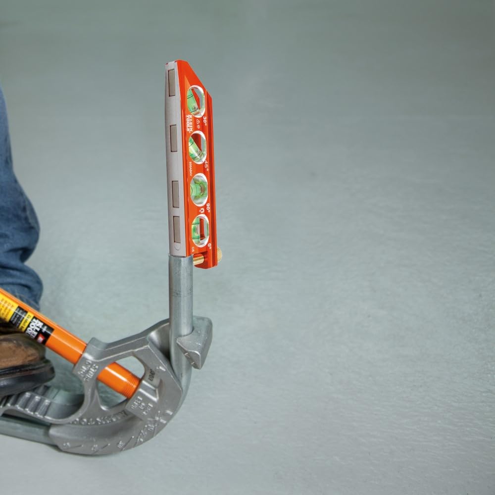 Klein Tools 935AB4V Level, 6-Inch Magnetic Torpedo and Conduit Level with 0/30/45/90 Degree Vials, V-Groove and Magnet Track, High Visibility Orange 🍁 All In One Marketplace Canada