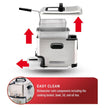T-fal 3.5L Deep Fryer with Oil Filtration System: 1700W Stainless Steel Fryer, Dishwasher Safe Parts, Digital Timer, Adjustable Temperature Control for Perfect Golden Crispy Results 🍁 All In One Marketplace Canada