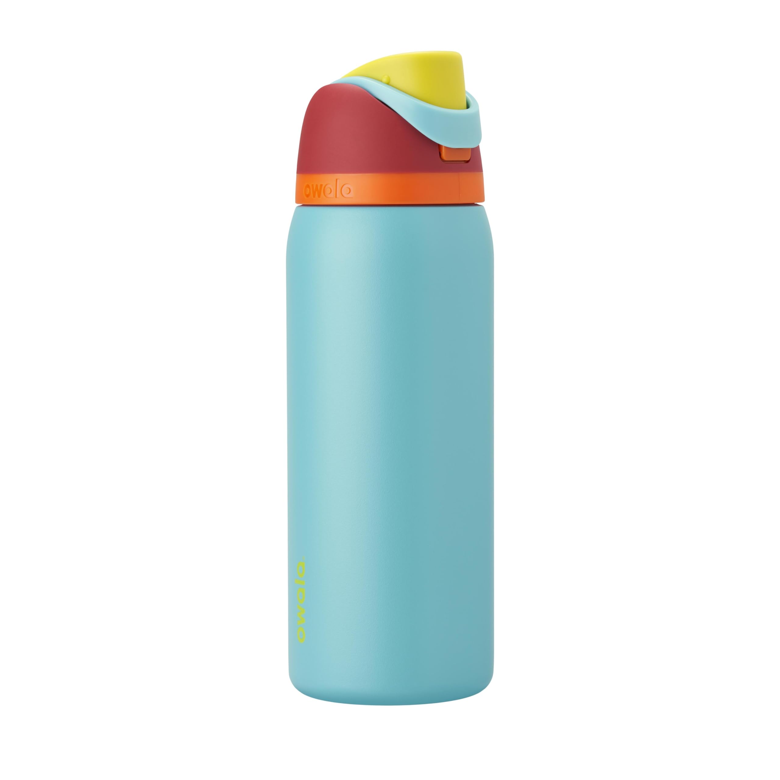 Owala FreeSip Insulated Stainless Steel Water Bottle with Straw, BPA-Free Sports Water Bottle, Great for Travel, 32 Oz, Summer Sweetness 🍁 All In One Marketplace Canada