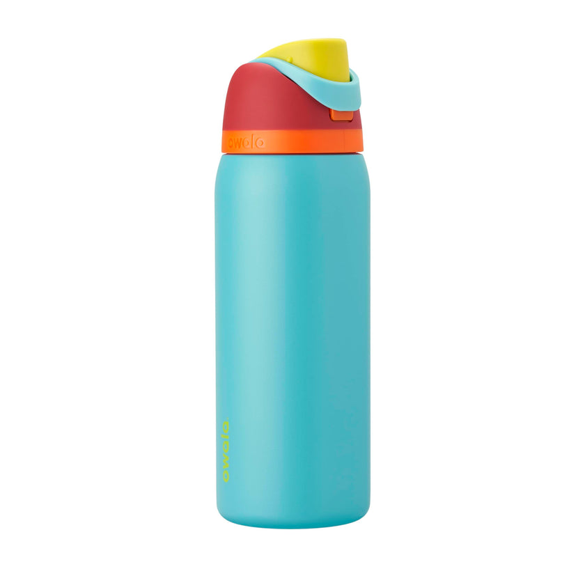 Owala FreeSip Insulated Stainless Steel Water Bottle with Straw, BPA-Free Sports Water Bottle, Great for Travel, 32 Oz, Summer Sweetness 🍁 All In One Marketplace Canada