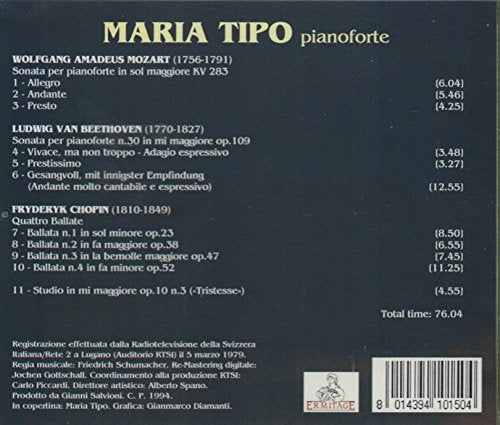 Sonate N 30 Op 109;Sonate N 5;4 Ballades;Etudes N 3