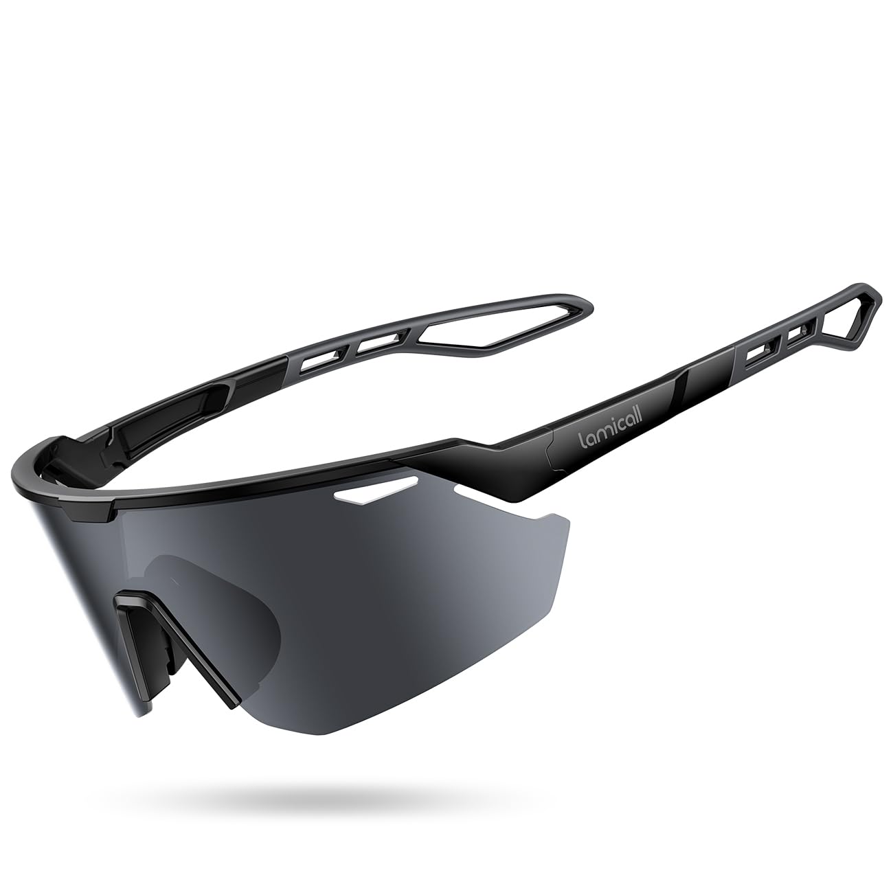 Lamicall Polarized Sports Sunglasses for Men Women, [24g Ultralight] [Adjustable Nose Pad] UV400 Protection Sun Glasses for Cycling Running Baseball Fishing Golf Beach Volleyball, Gifts for Mom Men 🍁 All In One Marketplace Canada