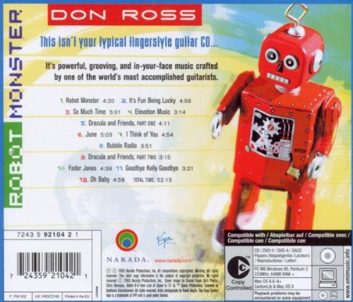 Don Ross / Robot Monster - CD (Used)