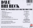 Dave Brubeck / We're All Together Again For The First Time - CD (Used)