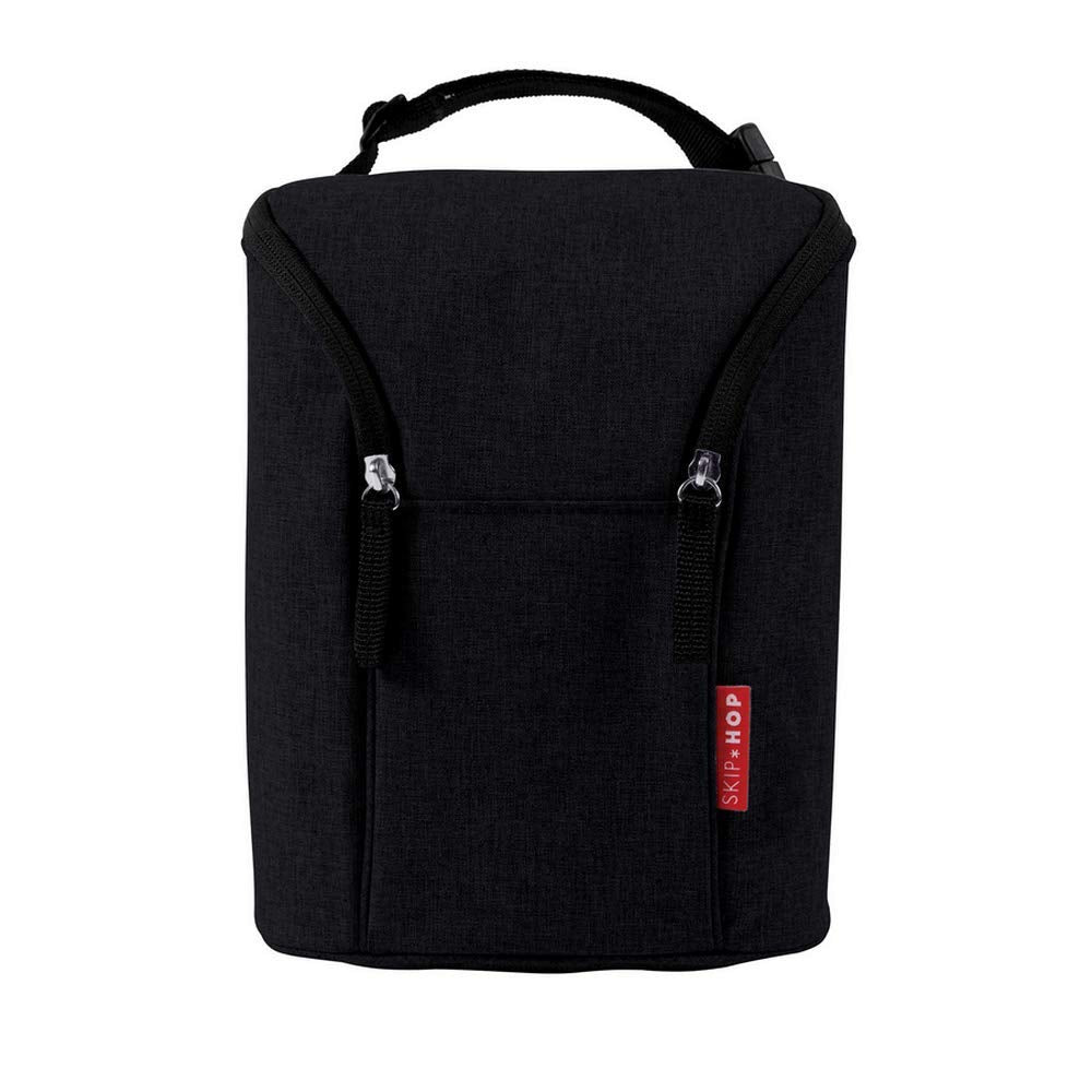 Skip Hop Baby Breastmilk Cooler Insulated Bottle Bag, Grab & Go, Black 🍁 All In One Marketplace Canada