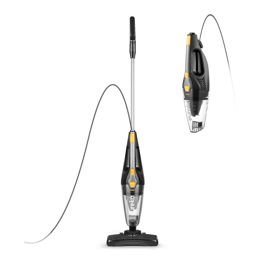 Eureka Home Lightweight Corded Stick Vacuum Cleaner, Powerful Suction Convenient Small Vacuum for Hard Floor, 3-in-1 Hand Vacuum, Blaze Black, NES212C 🍁 All In One Marketplace Canada