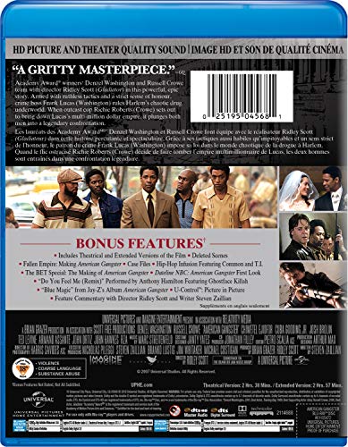 American Gangster - Blu-Ray (Used)