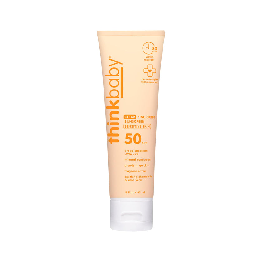 THINK Thinkbaby SPF 50+ Mineral Sunscreen for Sensitive Skin - 3 Fl Oz 🍁 All In One Marketplace Canada