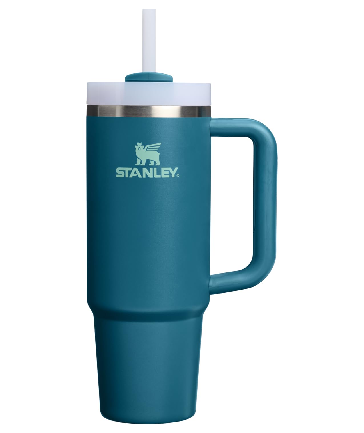 STANLEY Quencher H2.0 Tumbler with Handle and Straw 30 oz | Flowstate 3-Position Lid | Cup Holder Compatible for Travel | Insulated Stainless Steel Cup | BPA-Free | Coastal Teal 🍁 All In One Marketplace Canada