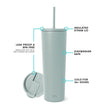 Simple Modern Iced Coffee Tumbler, Insulated | 28oz | Green 🍁 All In One Marketplace Canada