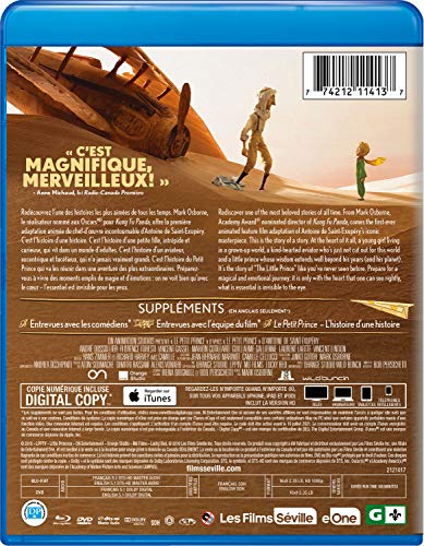 Little Prince, The Combo [Blu-ray + DVD + Digital Copy] (Version française)