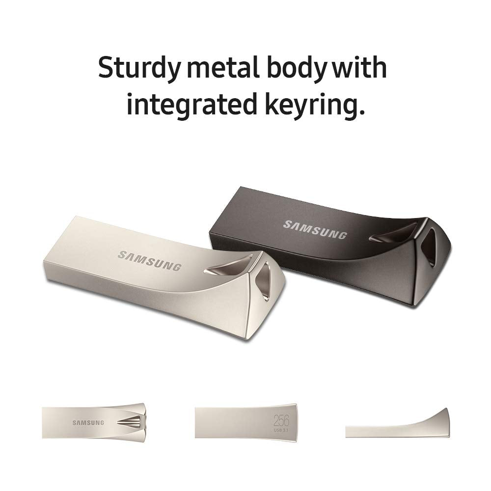SAMSUNG BAR Plus 128GB - 400MB/s USB 3.1 Flash Drive Silver (MUF-128BE3/AM) [Canada Version] 🍁 All In One Marketplace Canada
