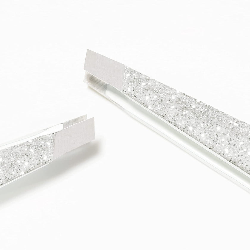 Tweezerman Exclusive Moon Dust Slant Tweezer - Hair Removal Tweezers, Stainless Steel 🍁 All In One Marketplace Canada