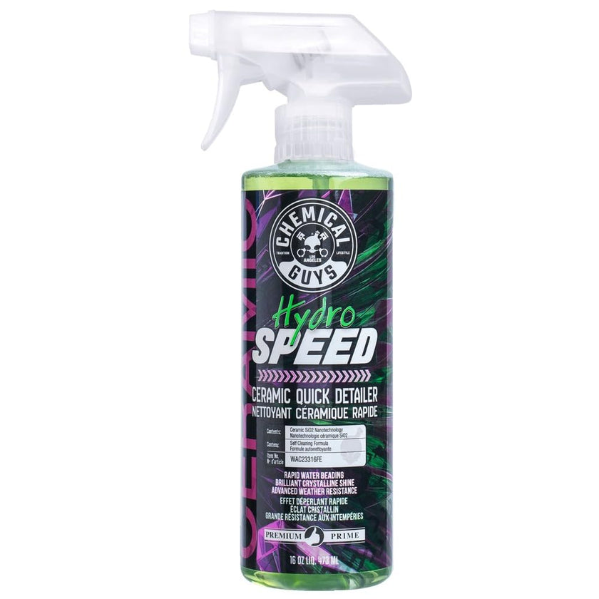 Chemical Guys HydroSpeed Ceramic Quick Detailer, Safe for Cars, Trucks, SUVs, Motorcycles, RVs & More, 473 ml 🍁 All In One Marketplace Canada