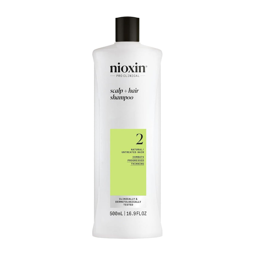 Nioxin Scalp + Hair Thickening System 2 Shampoo, For Natural Hair with Progressed Thinning, 16.9 fl oz (Packaging May Vary) 🍁 All In One Marketplace Canada