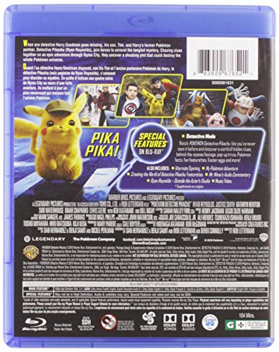 Detective Pikachu (Blu-Ray) (Bilingual)