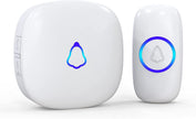 SECRUI Wireless Doorbell, Easy Installation, Adjustable Volumes, 58 Chimes, 1000Ft Operating Range, Waterproof, LED Indicator, White 🍁 All In One Marketplace Canada
