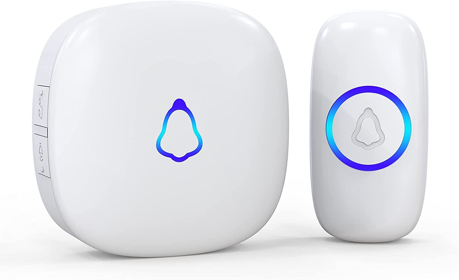 SECRUI Wireless Doorbell, Easy Installation, Adjustable Volumes, 58 Chimes, 1000Ft Operating Range, Waterproof, LED Indicator, White 🍁 All In One Marketplace Canada