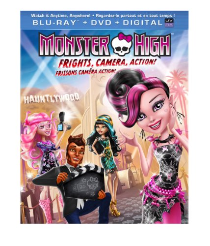 Monster High: Frights, Camera, Action! / Monster High: Frissons, Caméra, Action! (Bilingual) [Blu-ray + DVD + UltraViolet] (Sous-titres français)