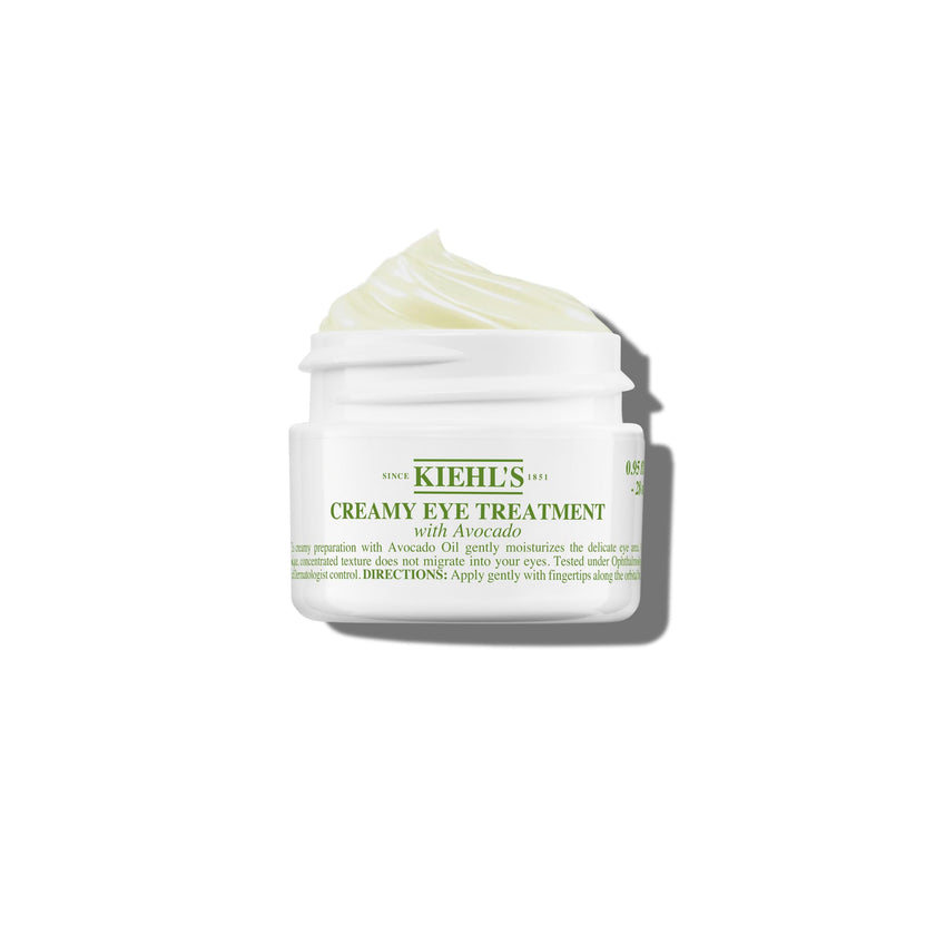 Kiehl's Avocado Eye Treatment, Nourishing and Hydrating Eye Cream, Avocado Oil and Caffeine to Energize and Invigorate Dry, Tired Eyes, 99% Naturally Derived Formula - 28 ml 🍁 All In One Marketplace Canada