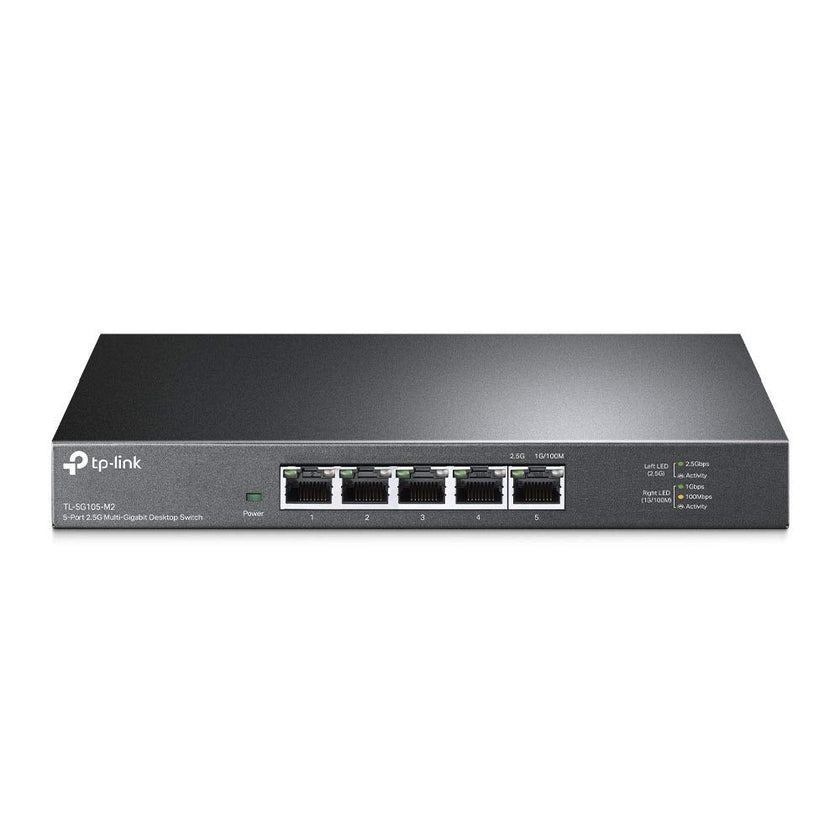 TP-Link TL-SG105-M2 | 5 Port Multi-Gigabit Unmanaged Network Switch, Ethernet Splitter | 2.5G Bandwidth | Plug & Play | Desktop/Wall-Mount | Fanless Metal Design 🍁 All In One Marketplace Canada