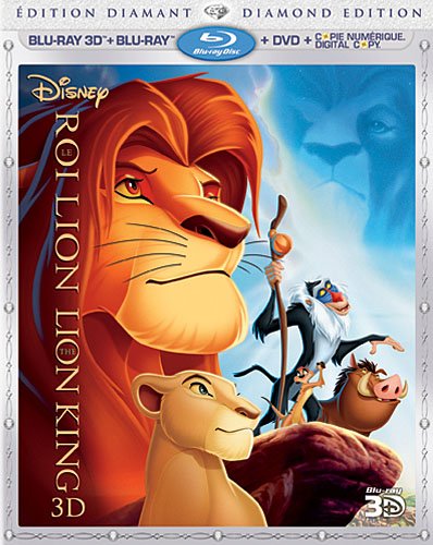 The Lion King 3D: Diamond Edition - Blu-ray 3D/Blu-ray/DVD (Used)