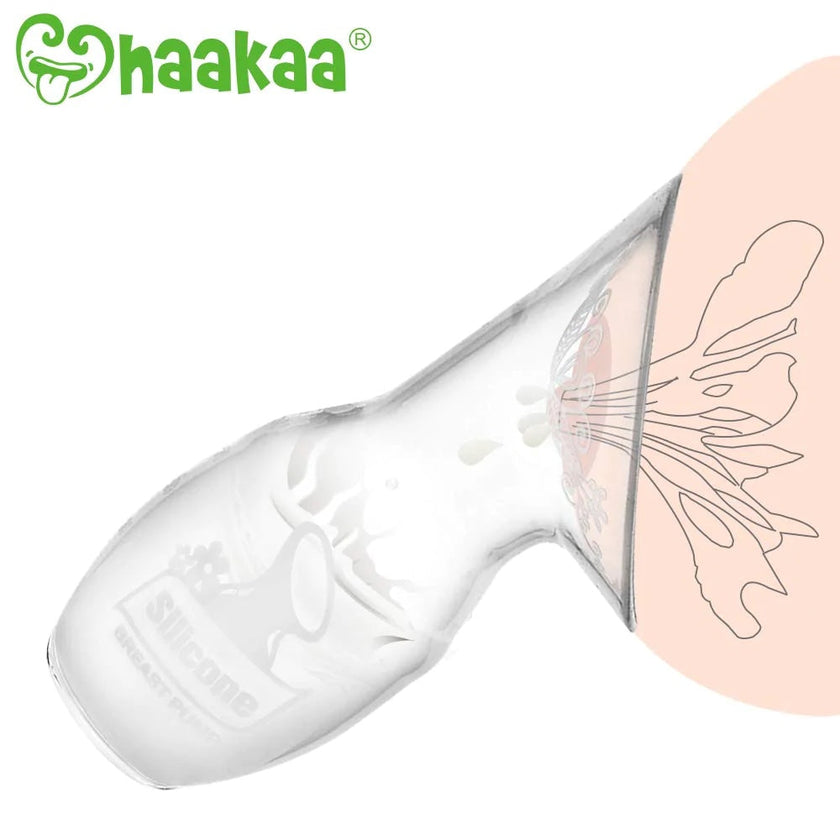 Haakaa Milk Collector Pack | 150ml with Grey Cap