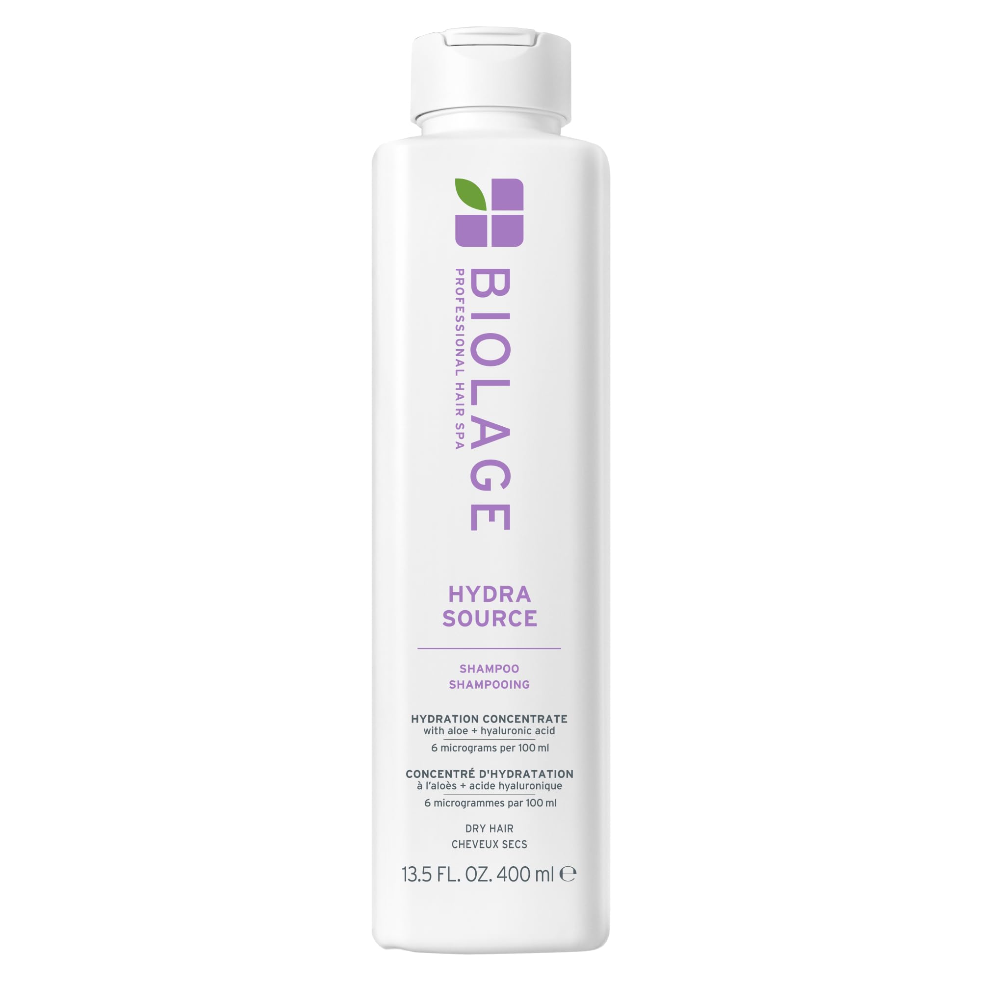 Biolage Shampoo, HydraSource Hydrating Shampoo for Dry Hair, With Aloe, Nourishing and Moisturizing, Weightless Shampoo, Silicone Free, Paraben Free, Vegan 🍁 All In One Marketplace Canada