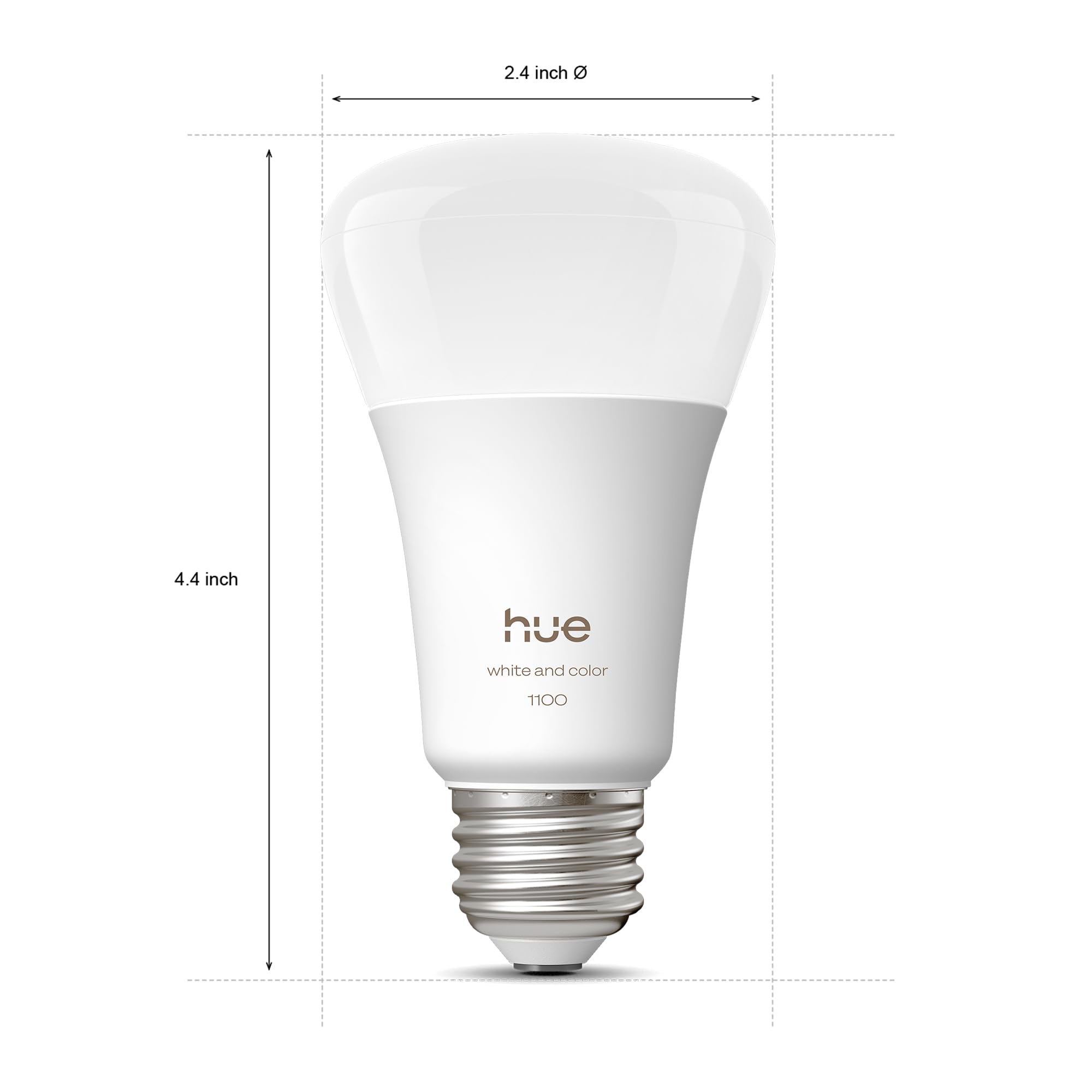 Philips Hue Smart LED A19 Bulb, White and Color Ambiance, E26 Base, 9.5W, Full Spectrum Light 1000K-20000K, 1100 Lumens, Dimmable, Works with Alexa, Google Assistant, and Apple Home, 1 Pack 🍁 All In One Marketplace Canada