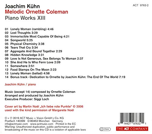Melodic Ornette Coleman