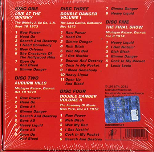 Iggy & The Stooges / You Think You're Bad, Man?: The Road Tapes 73-74 (5Cd Clamshell Boxset) - CD