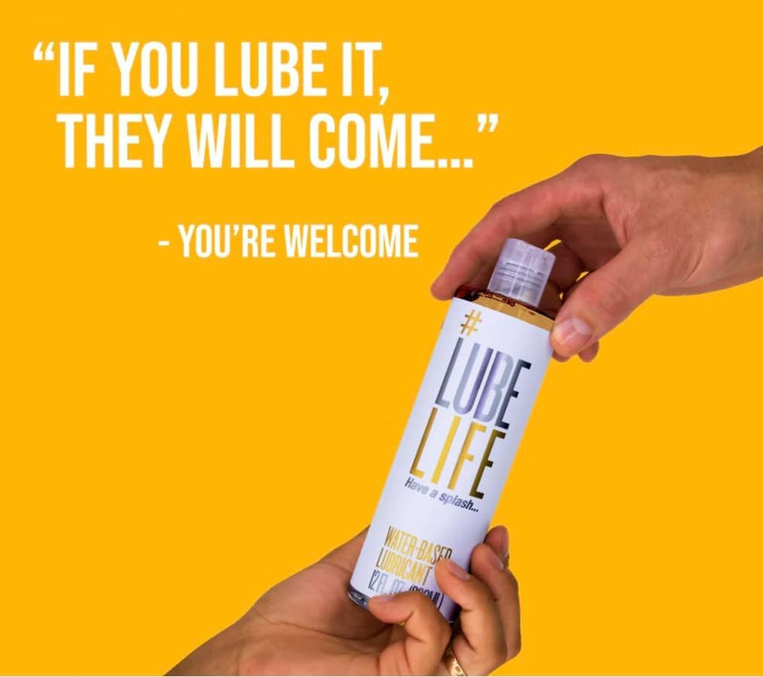 Lube Life Water Based Personal Lubricant, Lube for Men, Women & Couples, Non-Staining, 2 x 8 Fl Oz (240 mL) 🍁 All In One Marketplace Canada