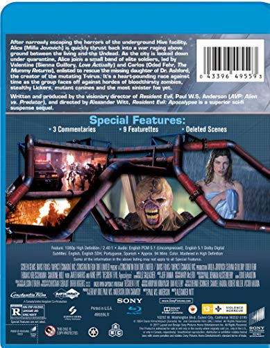 Resident Evil: Apocalypse - Blu-Ray (Used)