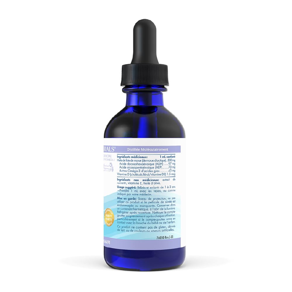 Nordic Naturals Baby's DHA Liquid - Omegas From Arctic Cod Liver Oil with Vitamin D3, Safe and Effective for Babies, 60 mL 🍁 All In One Marketplace Canada