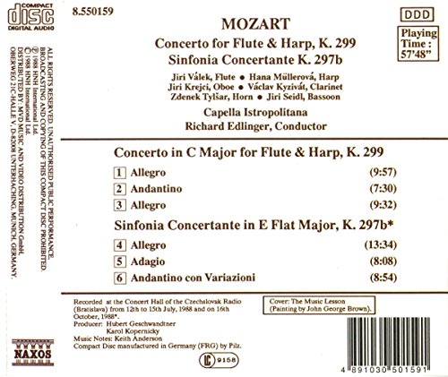 Concerto For Flute Harp & Orc
