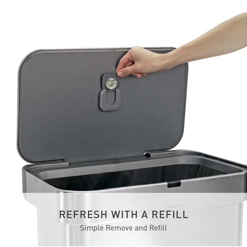 simplehuman All-Natural Odor-Absorbing System, Odorsorb Pod Refill, 4 Pods, Fit inside Close-lid Trash Cans 🍁 All In One Marketplace Canada