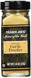 Trader Joe's Spices Of The World California Garlic Powder, 73g