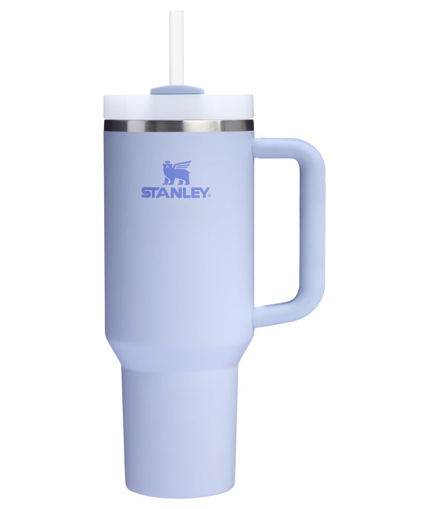 STANLEY Quencher H2.0 Tumbler with Handle and Straw 40 oz | Flowstate 3-Position Lid | Cup Holder Compatible for Travel | Insulated Stainless Steel Cup | BPA-Free | Dew Drop 🍁 All In One Marketplace Canada