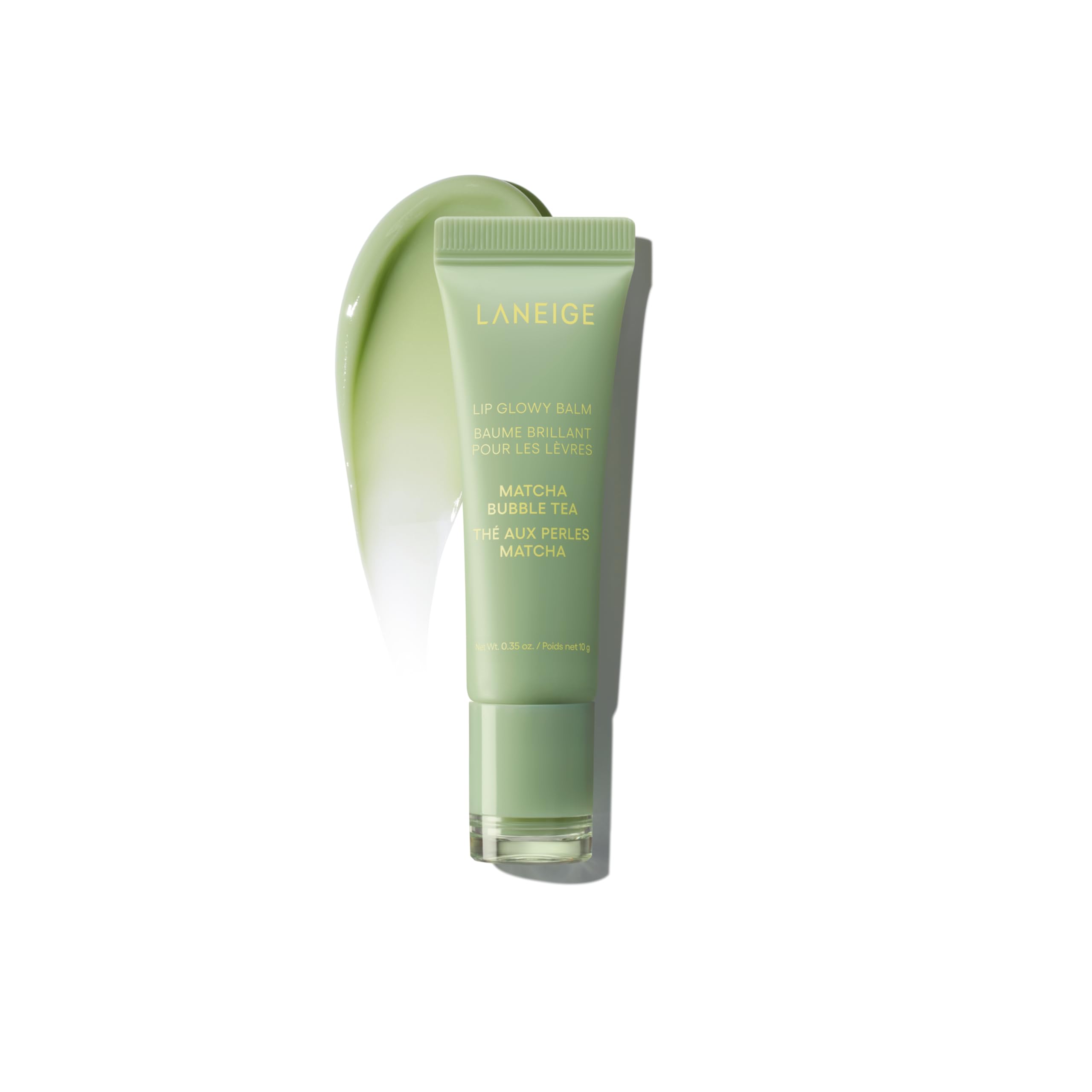 LANEIGE Lip Glowy Balm Matcha Bubble Tea: Nourishing Sheer-Tinted Balm for Daytime Lip Hydration 🍁 All In One Marketplace Canada