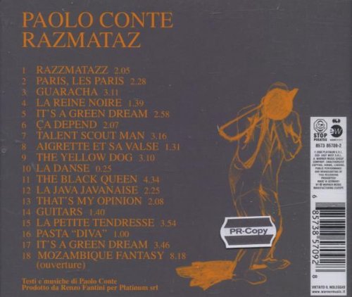 Paolo Conte / Razz Ma Tazz - CD (Used)