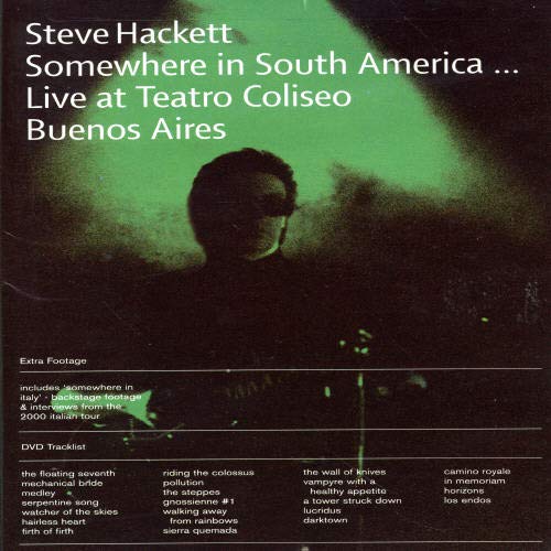 Steve Hackett - Somewhere in South America: Live 2001 - DVD (Used)