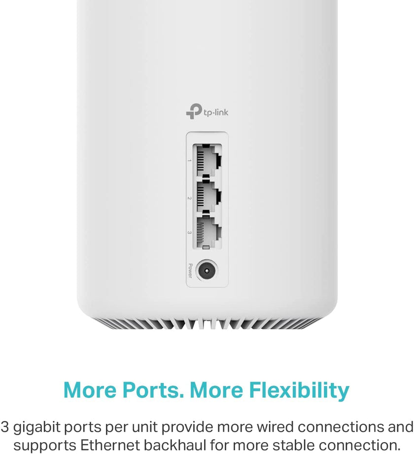 TP-Link Deco AXE5400 Tri-Band WiFi 6E Mesh System (Deco XE75) - Covers up to 5,500 Sq.Ft, Replaces WiFi Router and Extender, AI-Driven Mesh, New 6GHz Band, 2-Pack 🍁 All In One Marketplace Canada