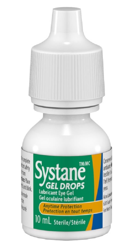 Systane Gel Drops Lubricant Eye, For Dryness, Day or Nighttime Relief, Long-Lasting Relief, Easy-to-use Droppable – 2 x 10 mL 🍁 All In One Marketplace Canada