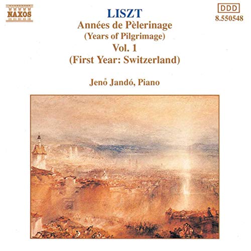 Liszt Annees De Pelerinage Premiere Annee. (Jeno Jando Piano. Rec. 1991. Total Time: 50'14')